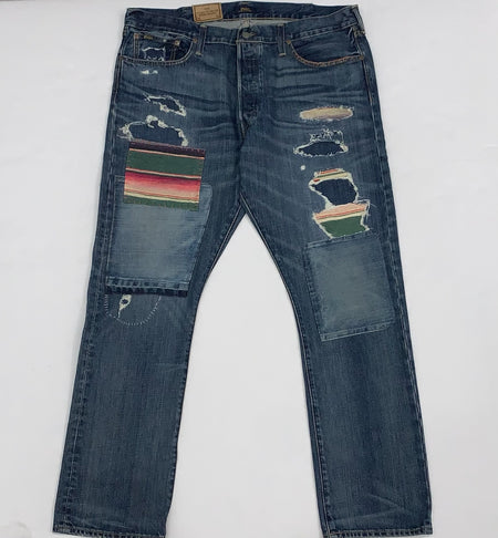 Nwt Polo Ralph Lauren Camo Varick Slim Straight Jeans