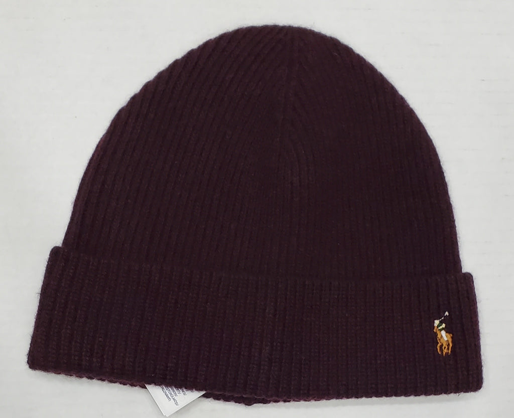 Nwt Polo Ralph Lauren Dark Burgundy Small Pony Skully