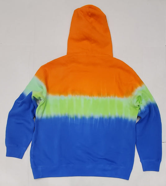 Nwt Polo Ralph Lauren Tie Dye Striped Teddy Bear Hoodie - Unique Style