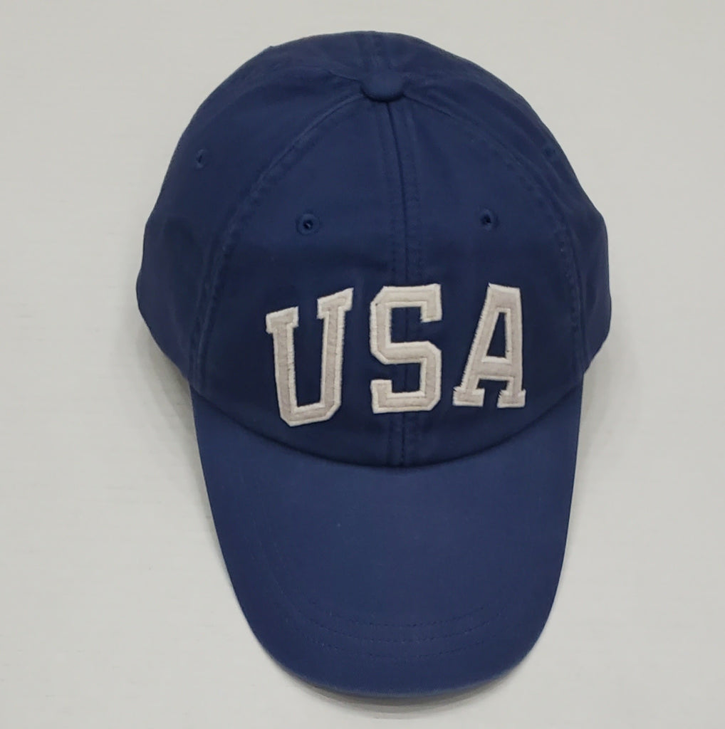 Nwt Polo Ralph Lauren USA Logo + Flag Adjustable Hat