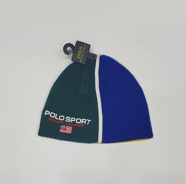 Nwt Polo Ralph Lauren Yellow/Green Polo Sport Football Club Skully - Unique Style