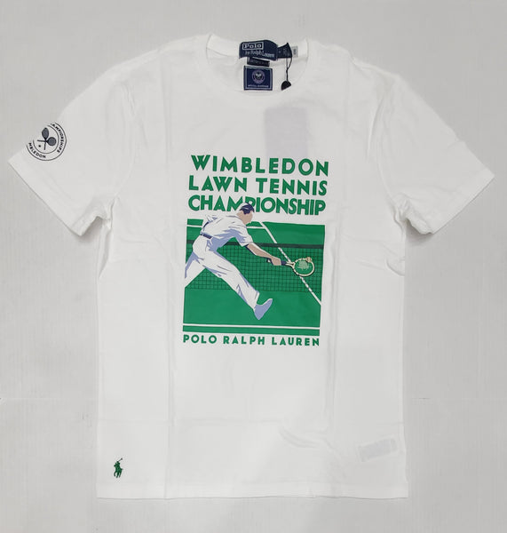 Nwt Polo Ralph Lauren White Polo Tennis 2023 Custom Slim Fit Tee - Unique Style