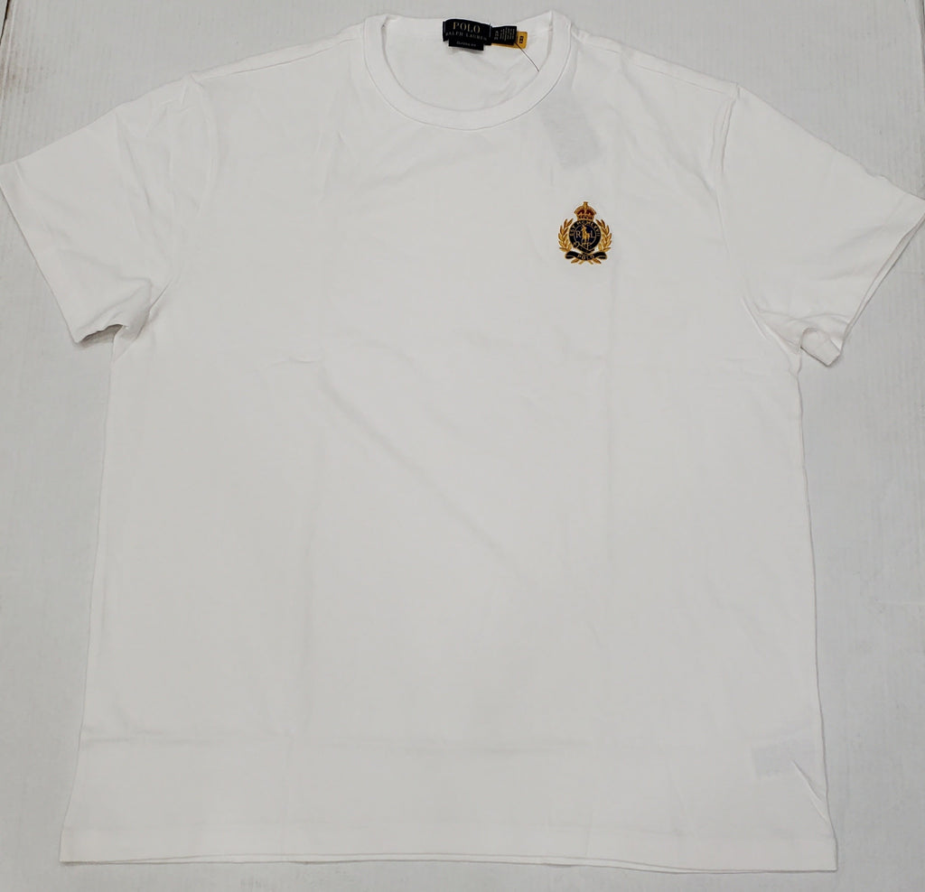 Nwt Polo Ralph Lauren White Crest Classic Fit Tee