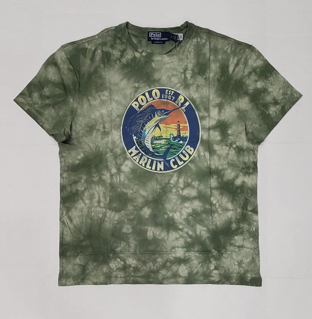 Nwt Polo Ralph Lauren Green Marlin Club Classic Fit Tee