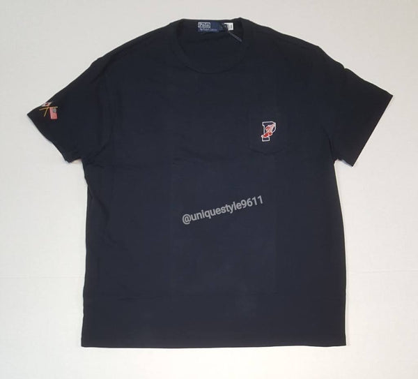 Nwt Polo Ralph Lauren Navy Tokyo Stadium P-Wing Tee - Unique Style