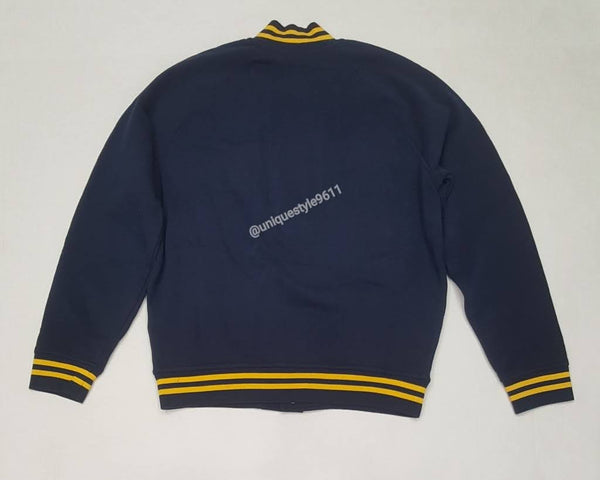 Nwt Polo Ralph Lauren Navy RL Letterman Jacket - Unique Style
