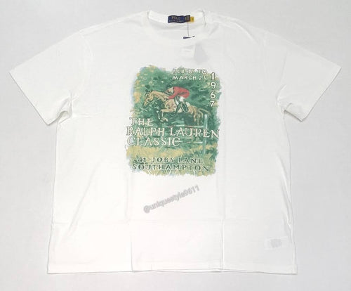 Nwt Polo Big & Tall White Southampton 41 Jobs Lane Tee - Unique Style