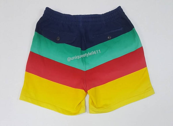 Nwt Polo Ralph Striped 6" Inseam Fleece Shorts - Unique Style