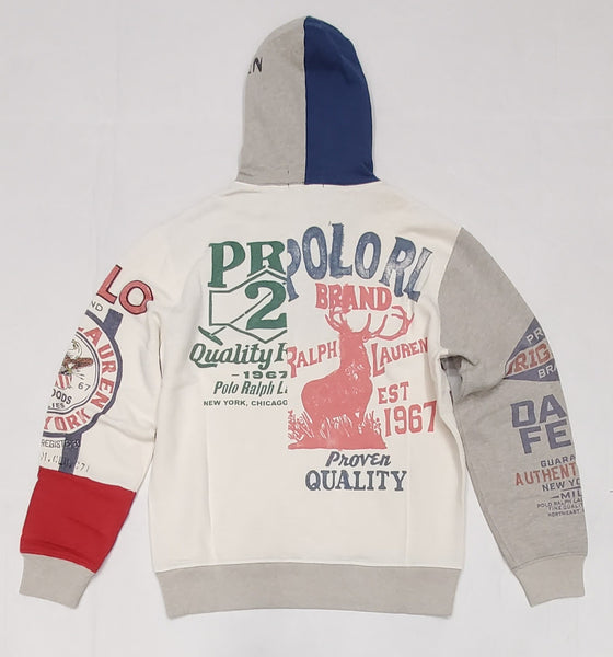 Nwt Polo Ralph Lauren Logo Graphic Allover Hoodie - Unique Style