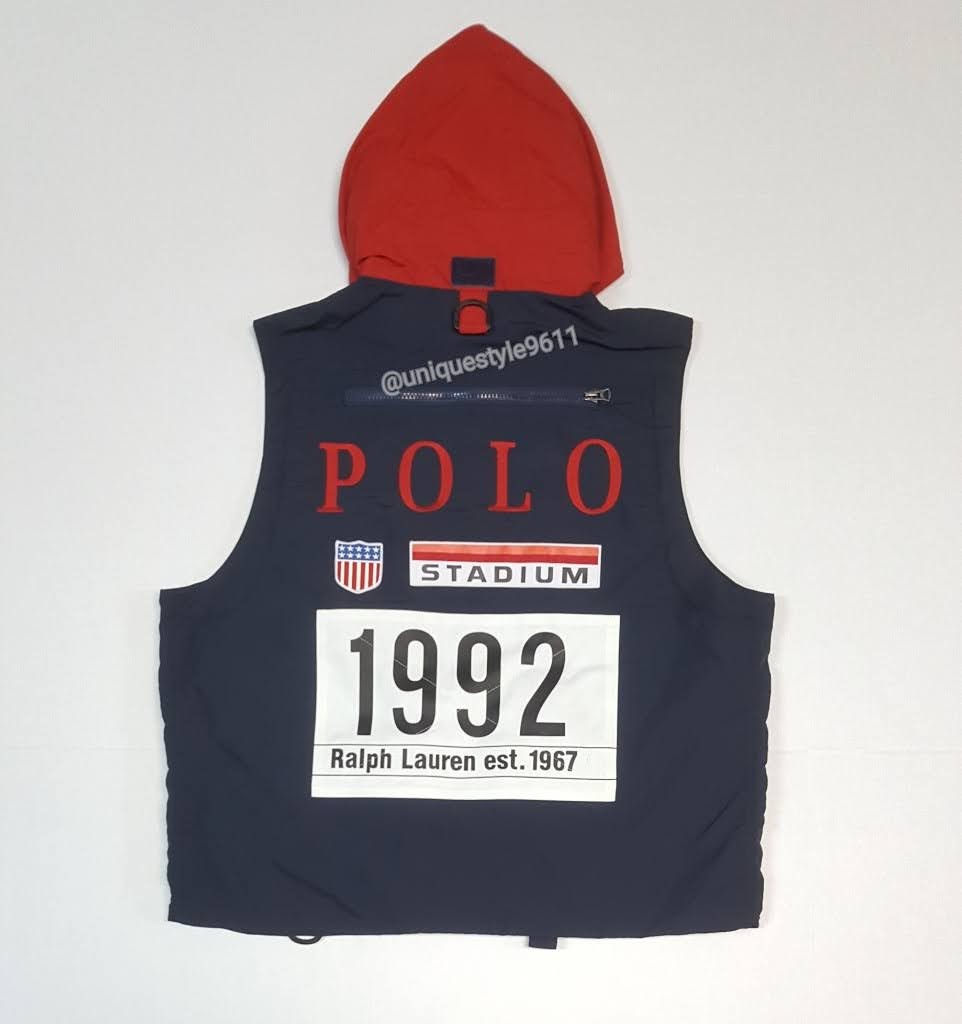 Nwt Polo Ralph Lauren Tokyo Stadium 1992 P-Wing Vest