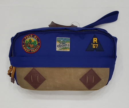 NWT Polo Ralph Lauren Royal Blue Bulldog Duffle Bag