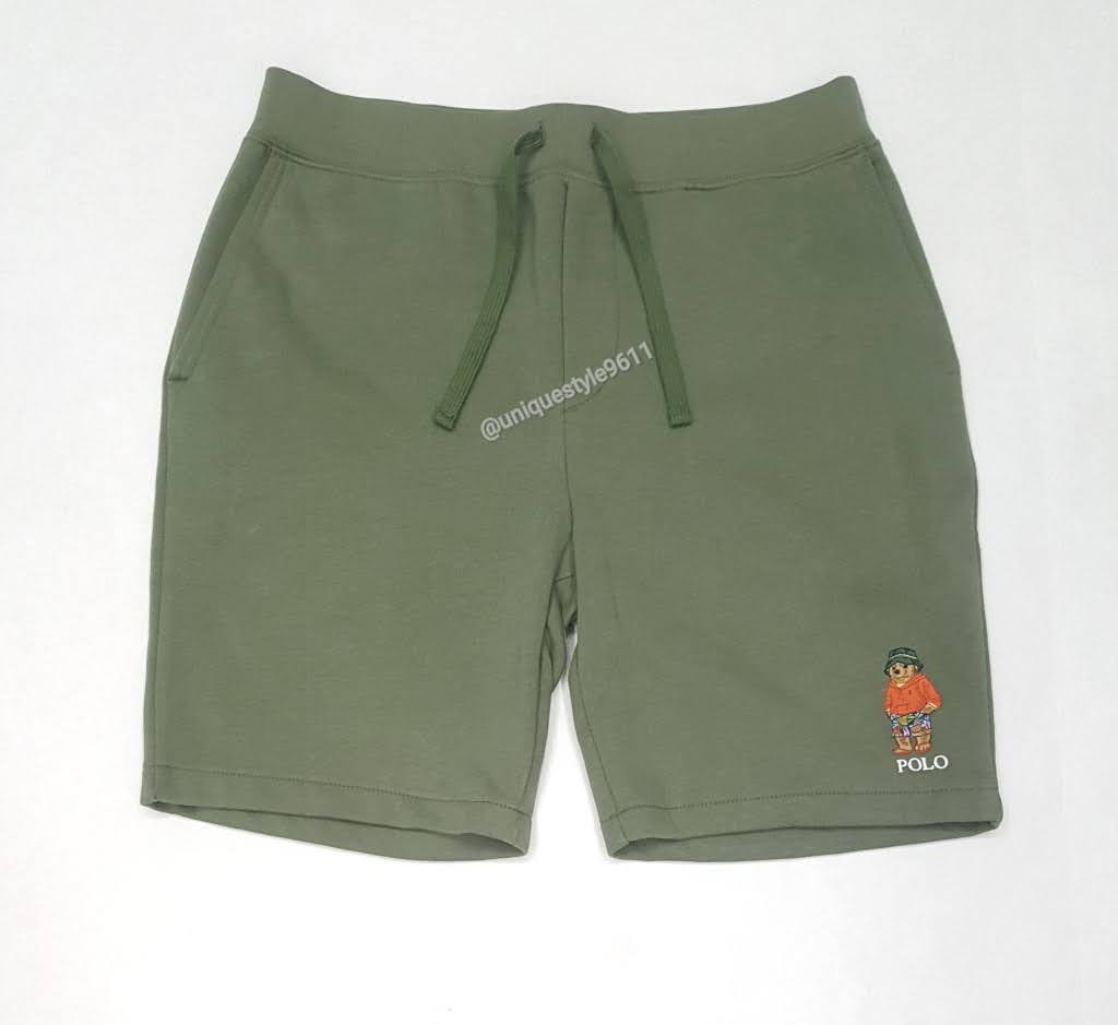 Nwt Polo Ralph Lauren Olive Beach Teddy Bear Shorts