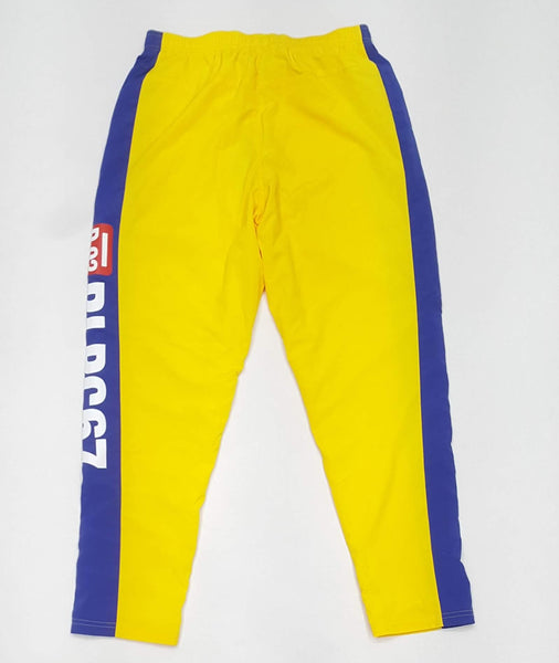 Nwt RLPC67 Yellow/Royal Nylon Windbreaker Pants - Unique Style