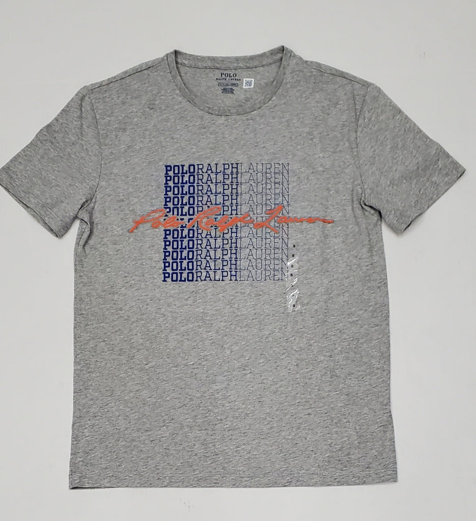 Nwt Polo Ralph Lauren All Over Grey Tee