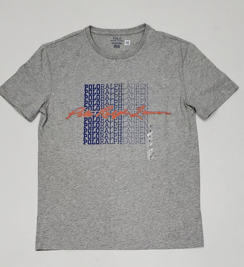 Nwt Polo Ralph Lauren All Over Grey Tee - Unique Style