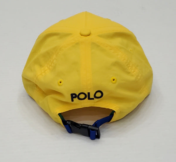 Nwt Polo Ralph Lauren Yellow Polo Beach Adjustable Strap Back Hat - Unique Style