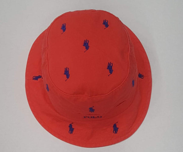 Nwt Polo Ralph Lauren Allover Pony Bucket Hat - Unique Style