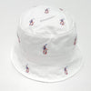 Nwt Polo Ralph Lauren White Allover Pony Bucket Hat - Unique Style