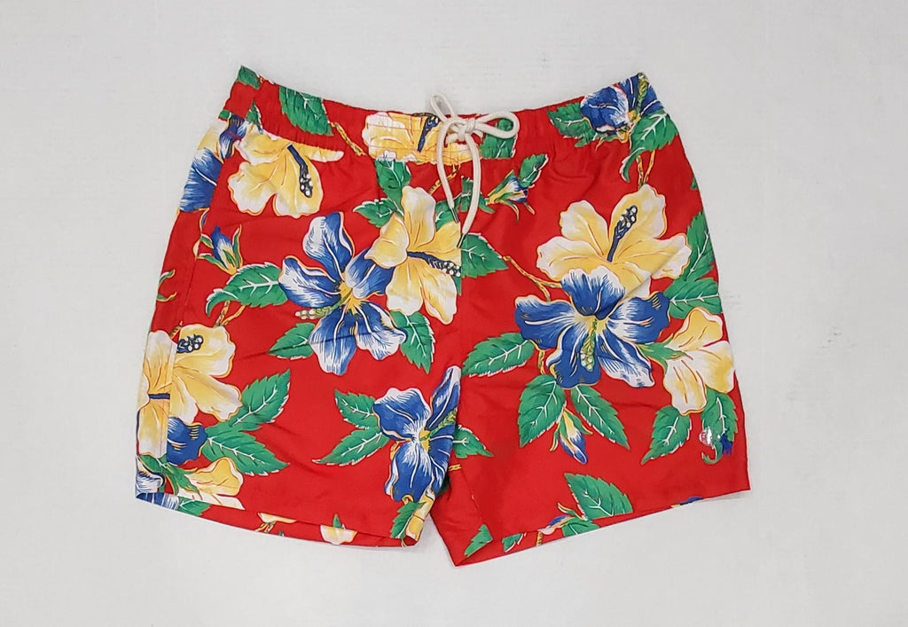 Nwt Polo Ralph Lauren Allover Floral Swim Trunks