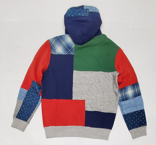 Nwt Polo Ralph Lauren Flag Patchwork Hoodie - Unique Style