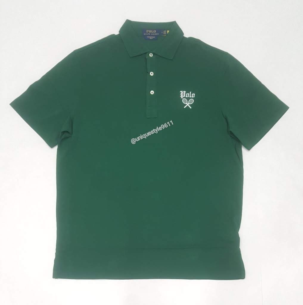 Nwt Polo Ralph Lauren Green Tennis Classic Fit Polo