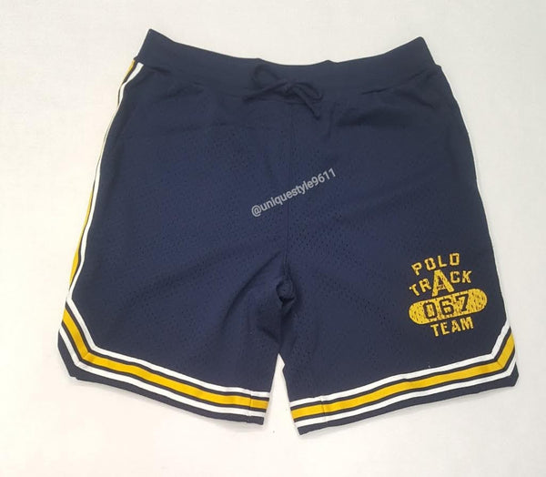 Nwt Polo Ralph Lauren Navy Track 067 Mesh 9 inch Shorts - Unique Style