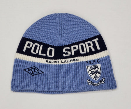 Nwt Polo Ralph Lauren Burgundy/Blue Polo Sport Football Club Skully