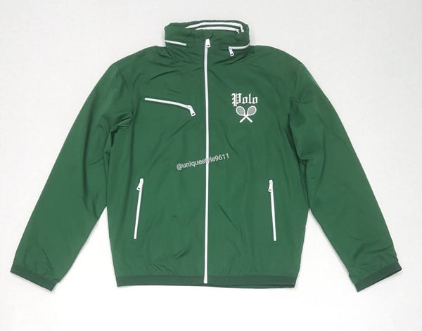 Nwt Polo Ralph Lauren Green Tennis Polo Zip Up Windbreaker Jacket - Unique Style