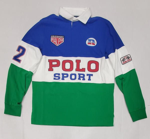 Nwt Polo Sport Racing Team Classic Fit L/S Rugby - Unique Style