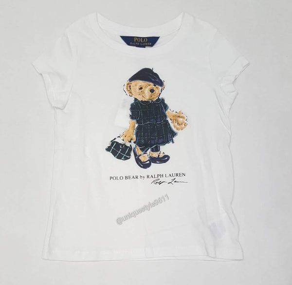 Nwt Kids Polo Ralph Lauren Female Bear Girls Tee - Unique Style