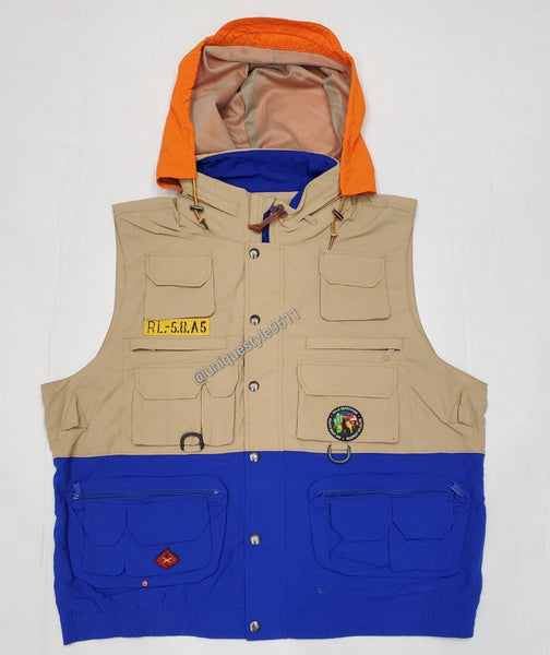 Nwt Polo Ralph Lauren Patches Utility Vest - Unique Style