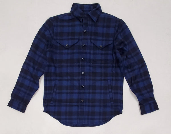 Nwt Polo Ralph Lauren Plaid Wool Heavy Classic L/S Button Up - Unique Style