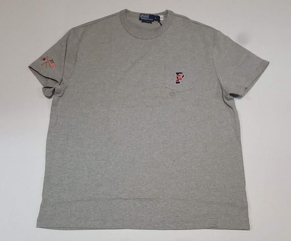Polo Ralph Lauren Grey Tokyo Stadium P-Wing Tee - Unique Style