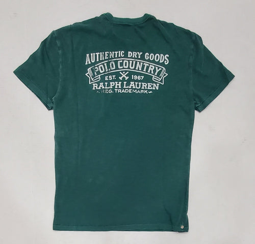 Nwt Polo Ralph Lauren Green Country Authentic Dry Goods Pocket Classic Fit Tee - Unique Style