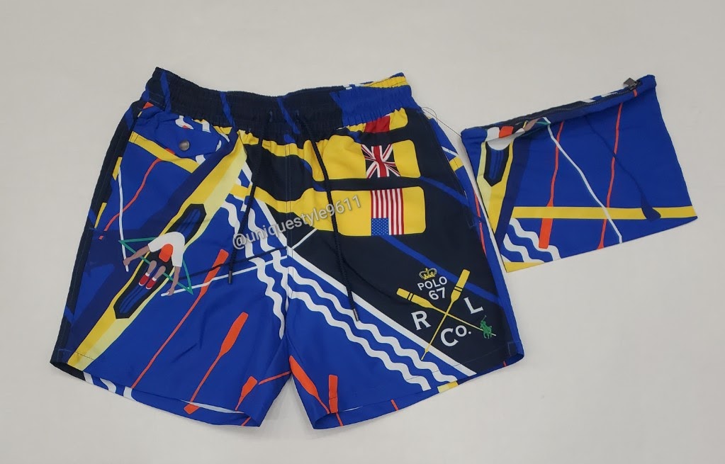 Nwt Polo Ralph Lauren Paddle Swim Trunks