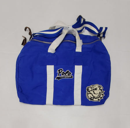 NWT Polo Ralph Lauren Royal Blue  Suede Trim Patches Bag Pack