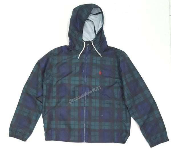 Nwt Polo Ralph Lauren Plaid Polo 1967 Athl. Dept Zip Up Windbreaker Jacket - Unique Style