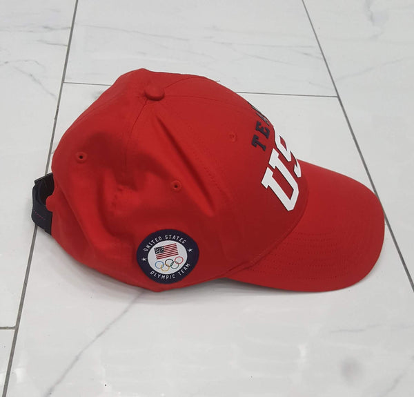 Nwt Polo Ralph Lauren Red Team USA Olympic 2021 Adjustable Strap Back - Unique Style