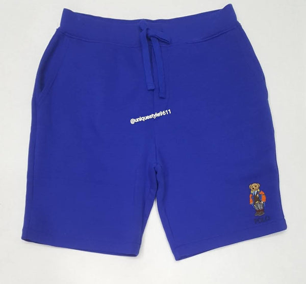 Nwt Polo Ralph Lauren Royal Blue Hi Tech Jacket Teddy Bear Shorts - Unique Style