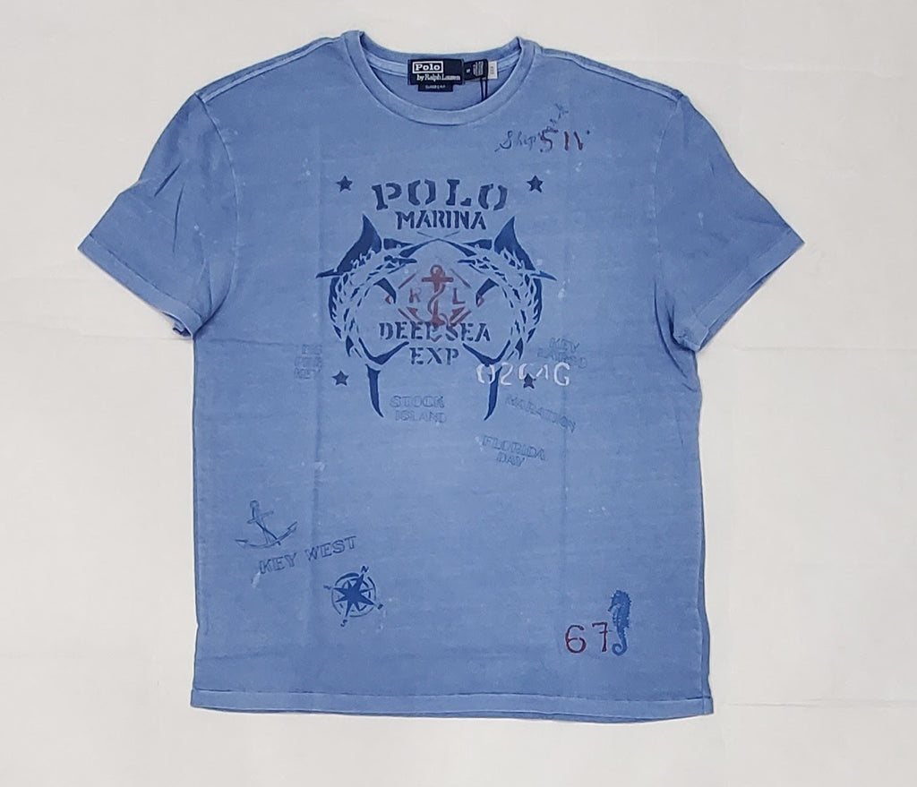 Nwt Polo Ralph Lauren Marina Marine Supply Classic Fit Tee