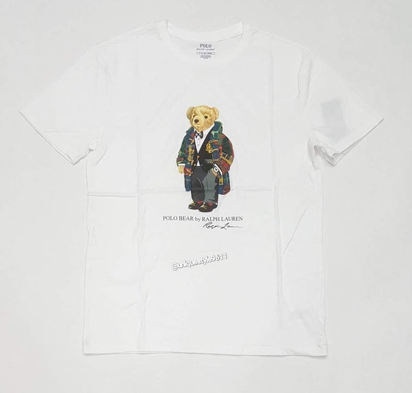 Nwt Polo Ralph Lauren White Toggle Teddy Bear Tee - Unique Style