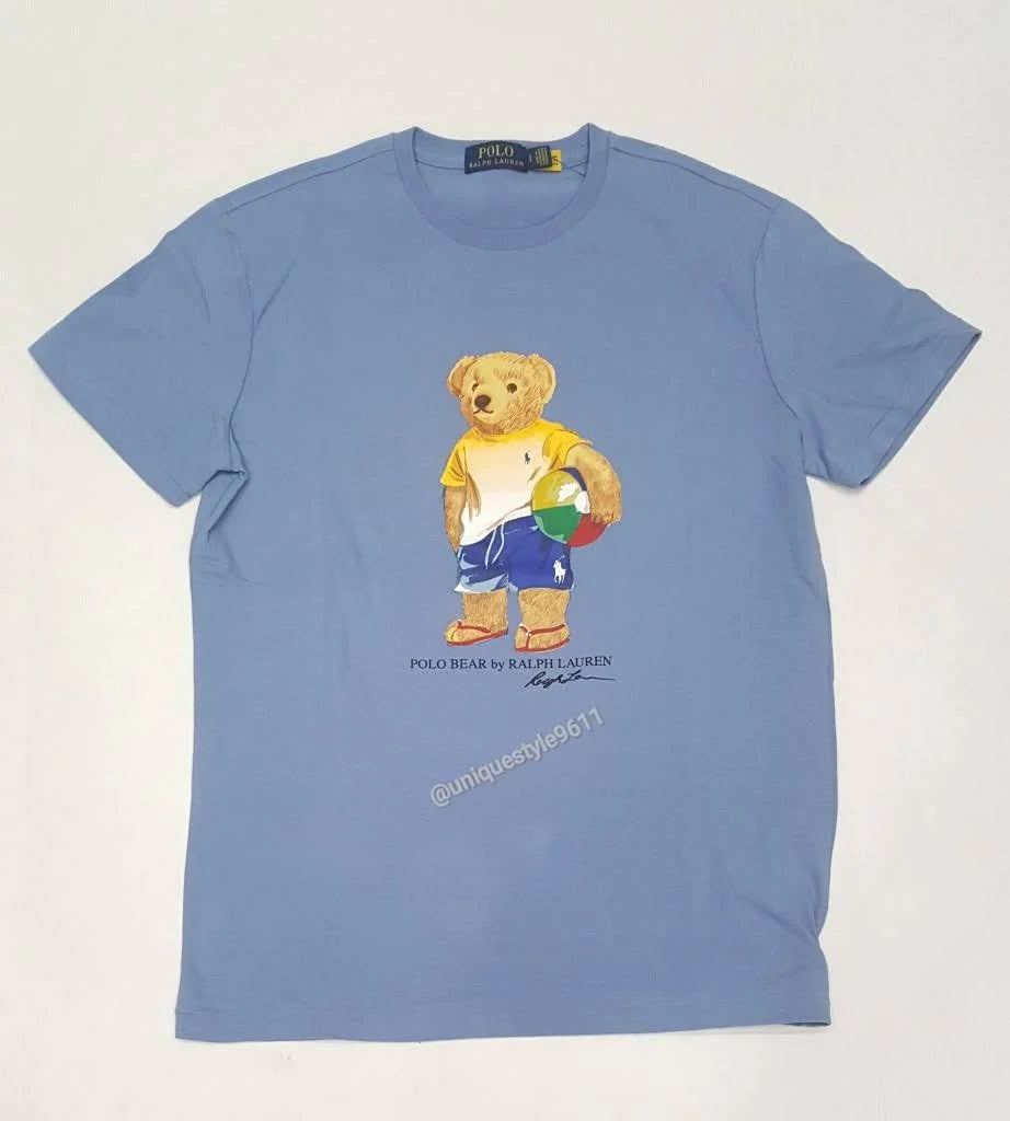 Nwt Polo Ralph Lauren Big & Tall Blue Beach Ball Teddy Bear Tee