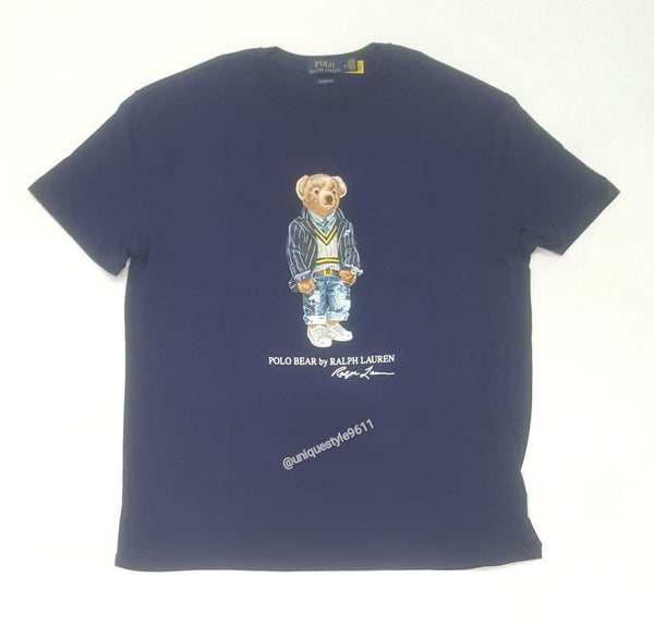 Nwt Polo Ralph Lauren Navy Casual Teddy Bear Tee - Unique Style