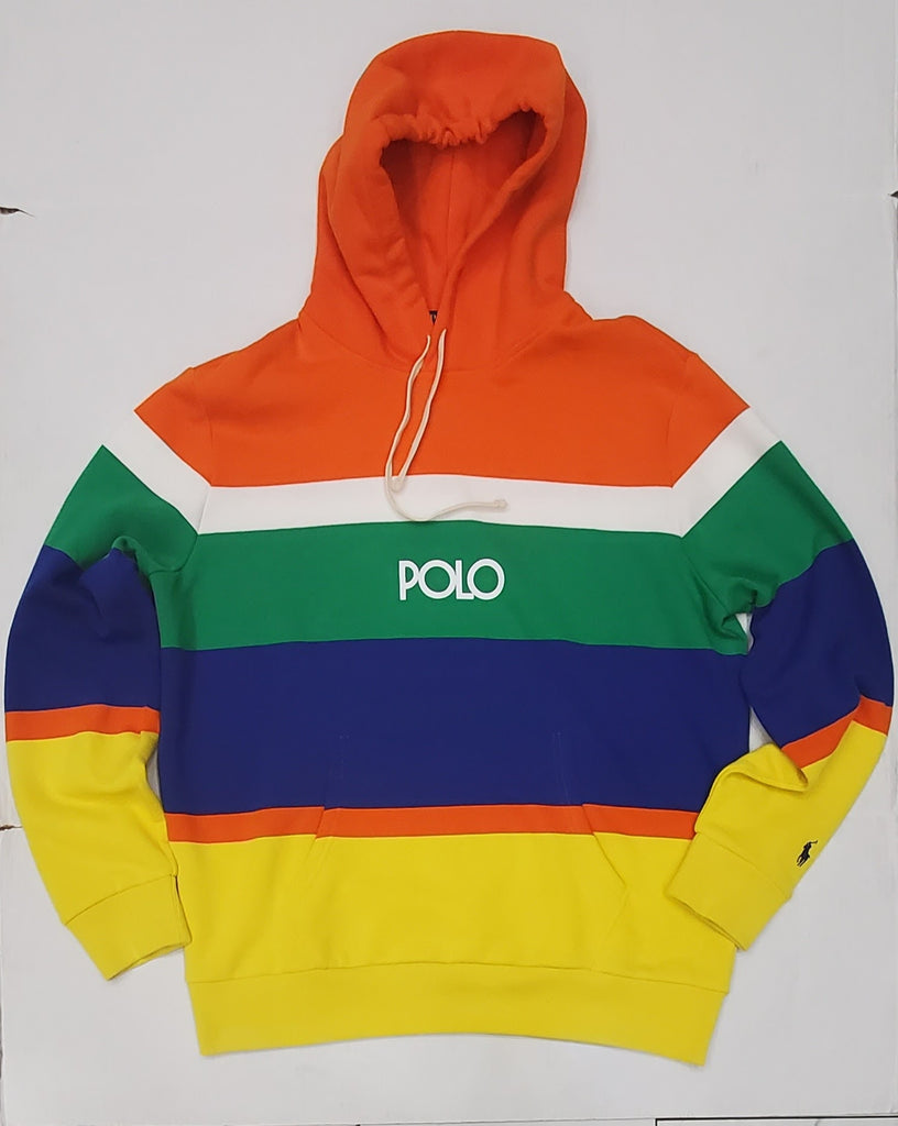 Nwt Polo Ralph Lauren Striped Pullover Hoodie