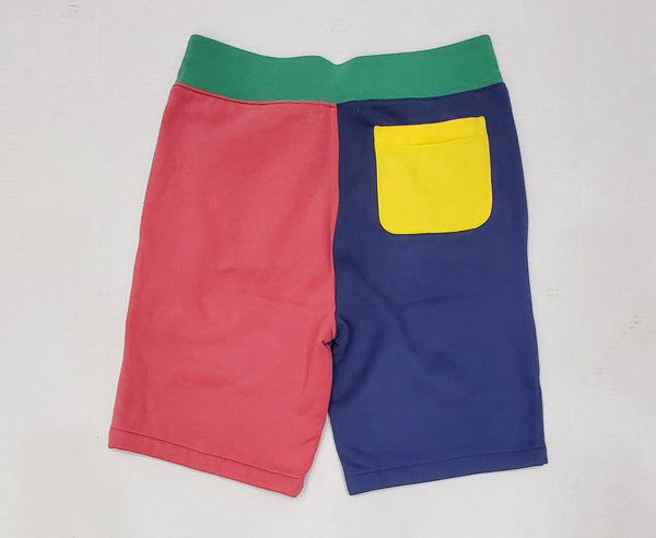 Nwt Polo Ralph Lauren Color Block Small Pony Fleece Shorts - Unique Style