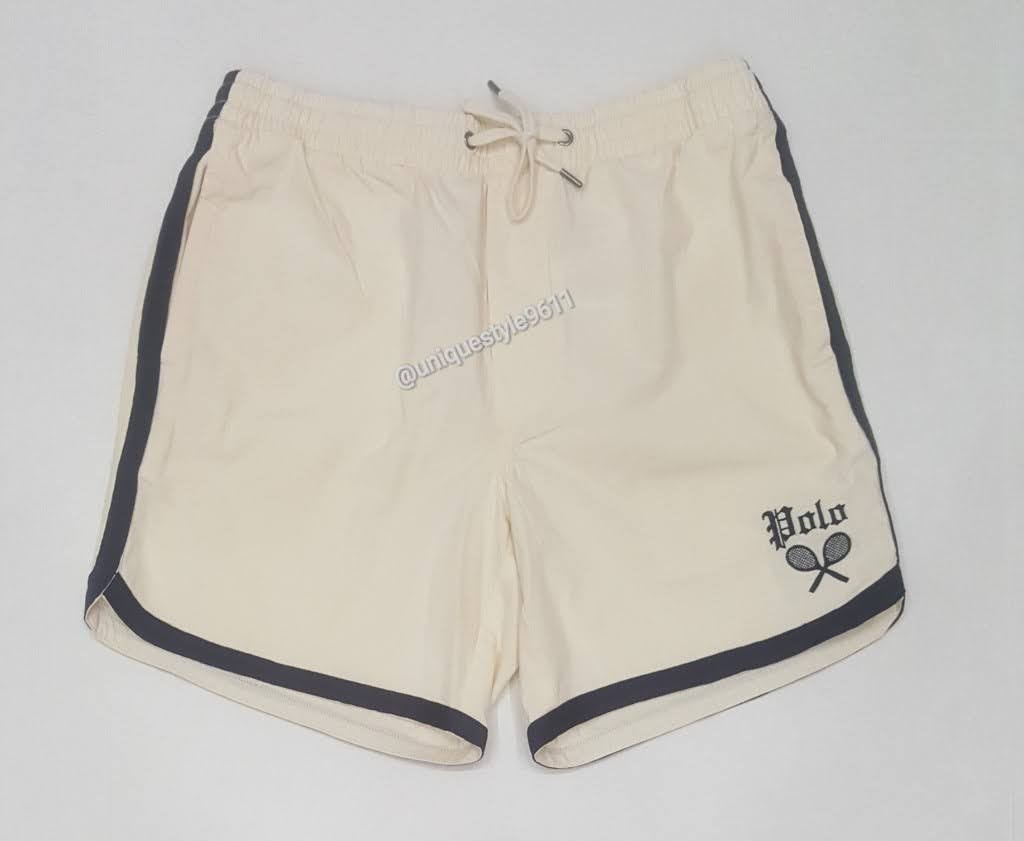 Nwt Polo Ralph Lauren Beige Tennis 6 Inch Classic Fit Shorts