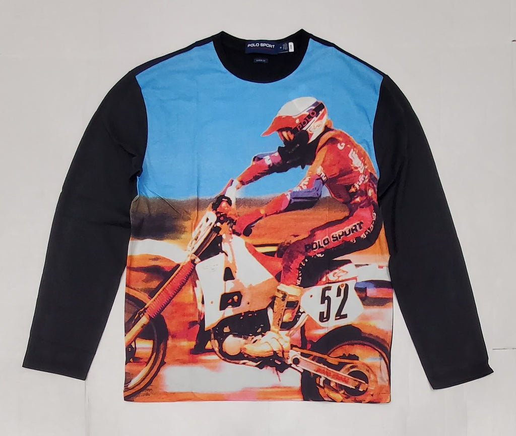 Nwt Polo Sport Motor Cross Classic Fit L/S Tee