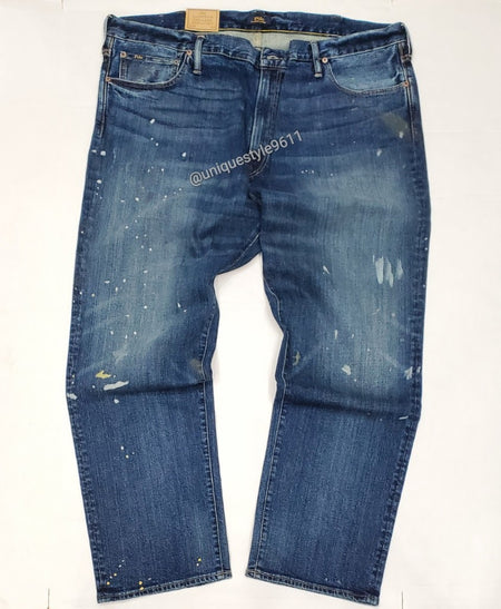 Nwt Polo Ralph Lauren Black Sullivan Slim-Fit Graphic Jeans