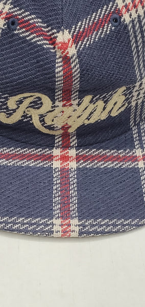 Nwt Polo Ralph Lauren Plaid Embroidered Trucker Hat - Unique Style