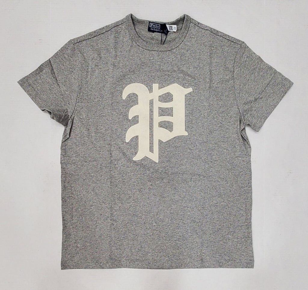 Nwt Polo Ralph Lauren Grey Vintage P Classic Fit Tee
